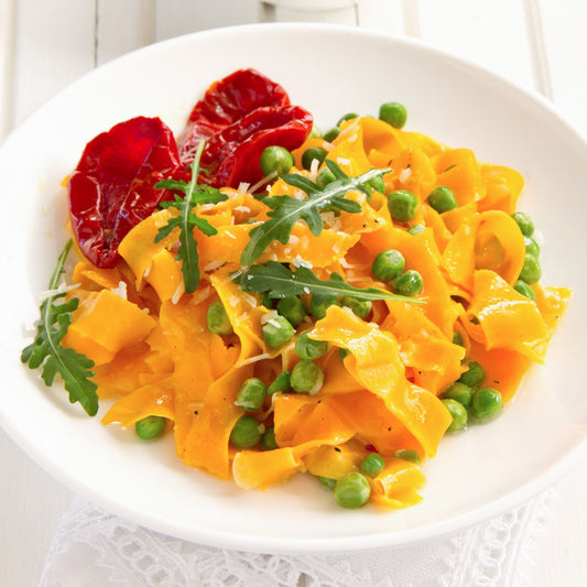 Pumpkin Hummus Pasta