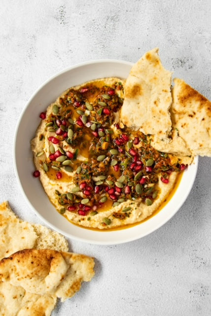 Harissa + Herb Loaded Hummus