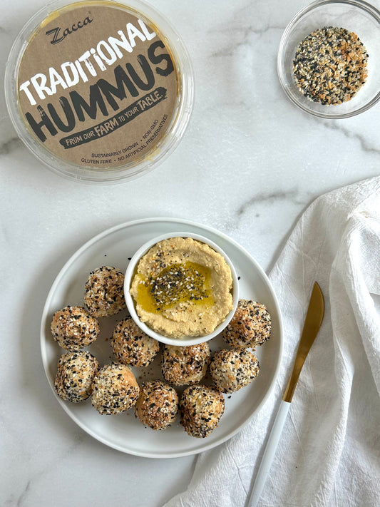 Plant-Based Bagel Bites