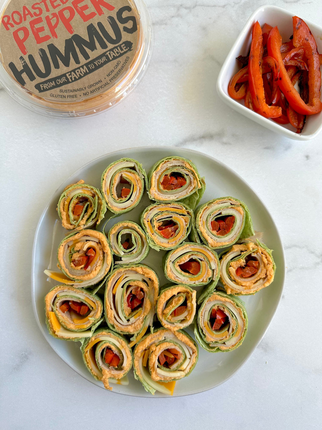 Zacca Hummus Pinwheels