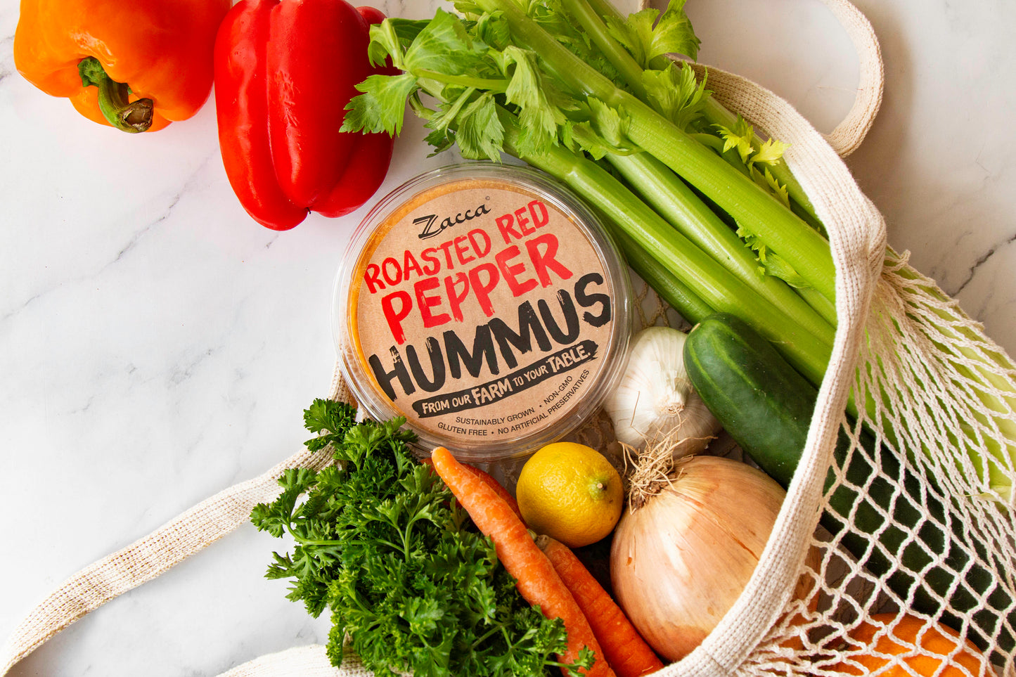 Zacca Roasted Red Pepper Hummus