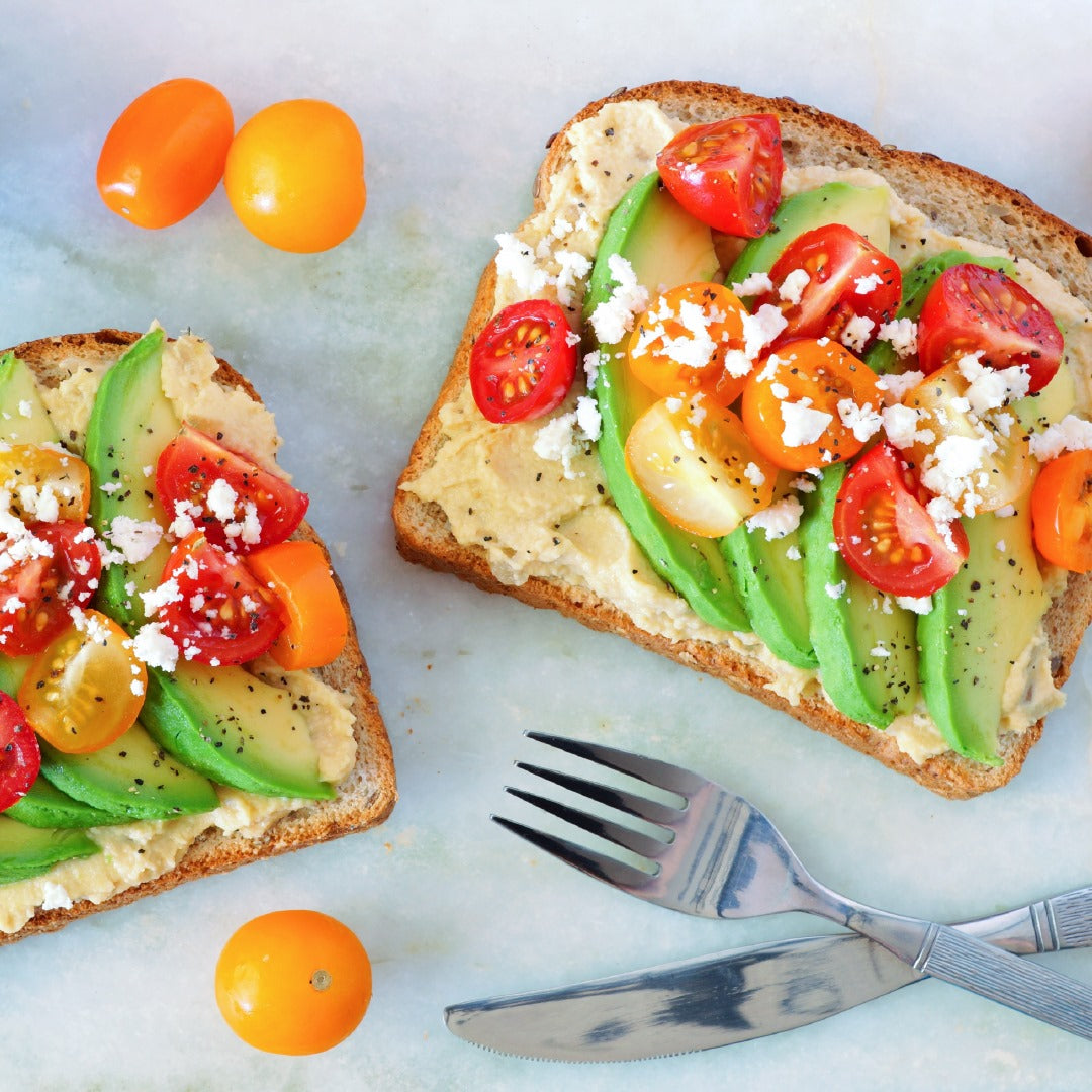 Hummus Avocado Toast