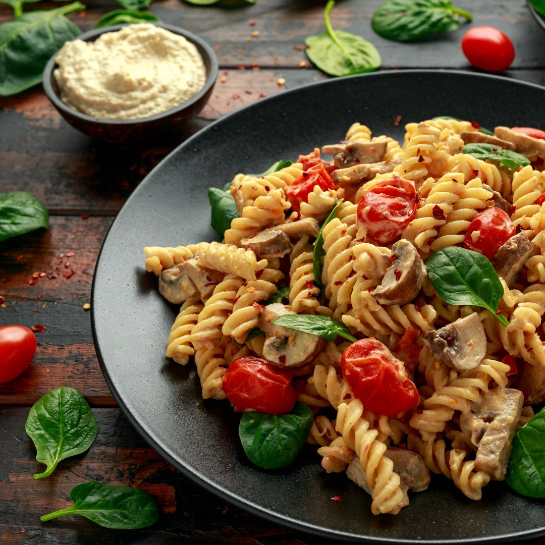 Creamy Hummus Pasta