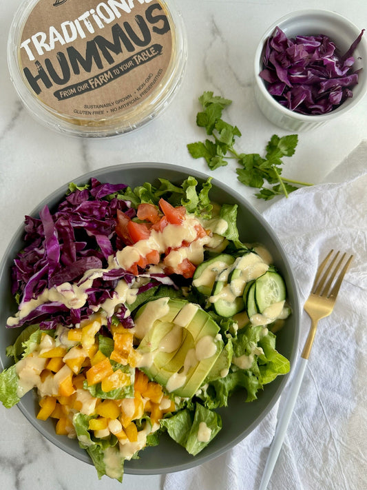 3 Ingredient Hummus Dressing